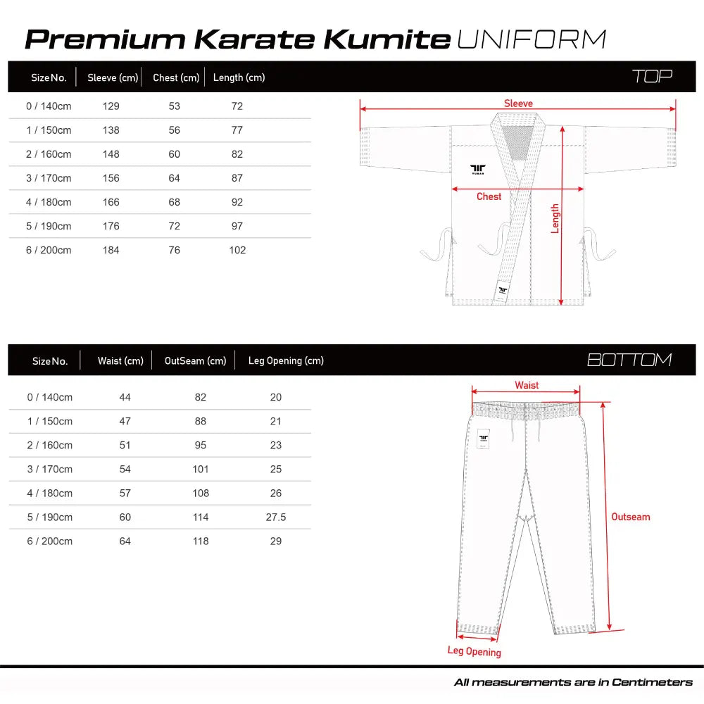 Premium Karate Kumite Uniform