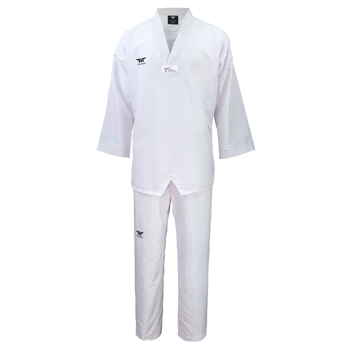 EZ-Fit Lite Uniform White V-neck