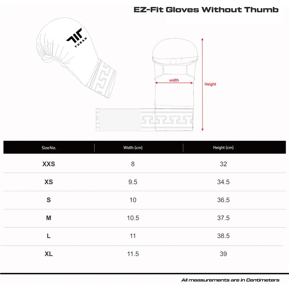 EZ-Fit Karate Mitt without thumb