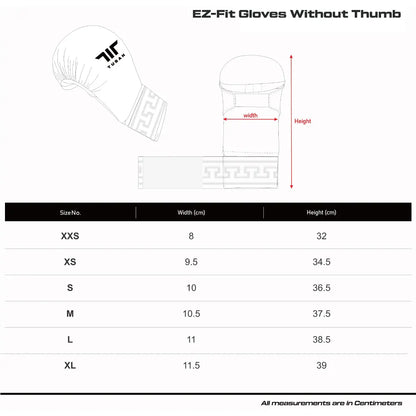 EZ-Fit Karate Mitt without thumb