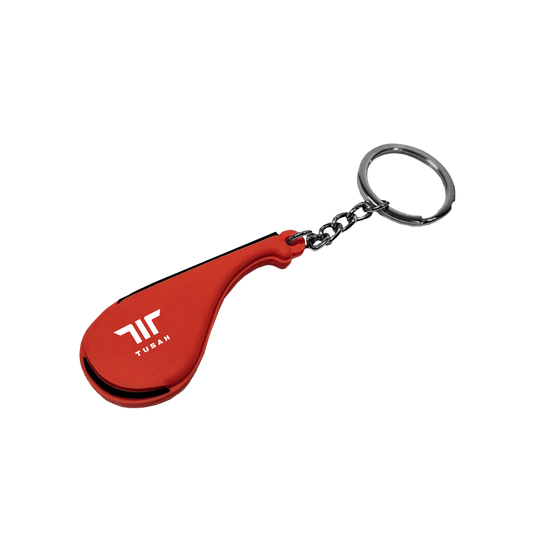 Kicking Target Keychain