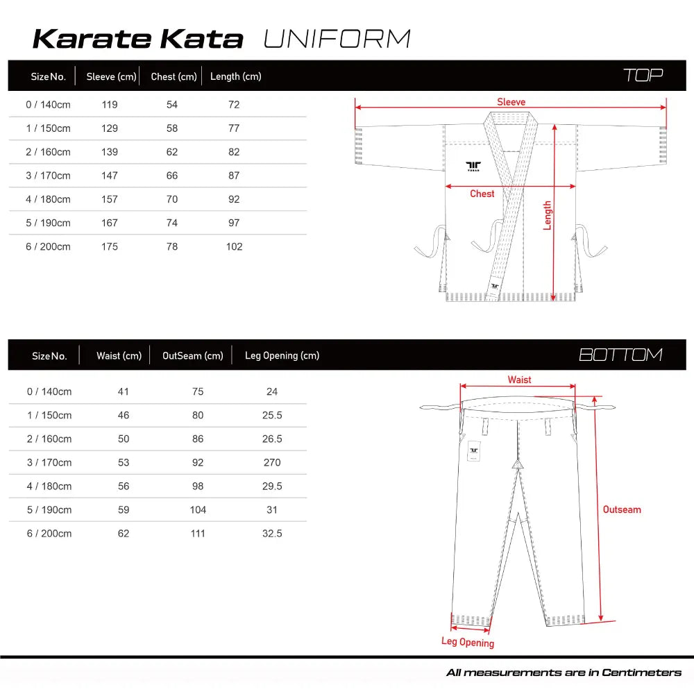 Deluxe Karate Kata Uniform 12 OZ