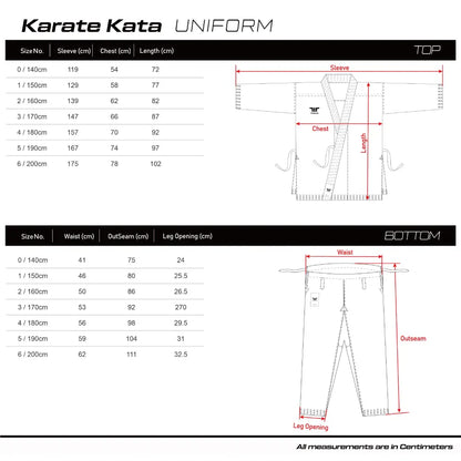 Deluxe Karate Kata Uniform 14 OZ