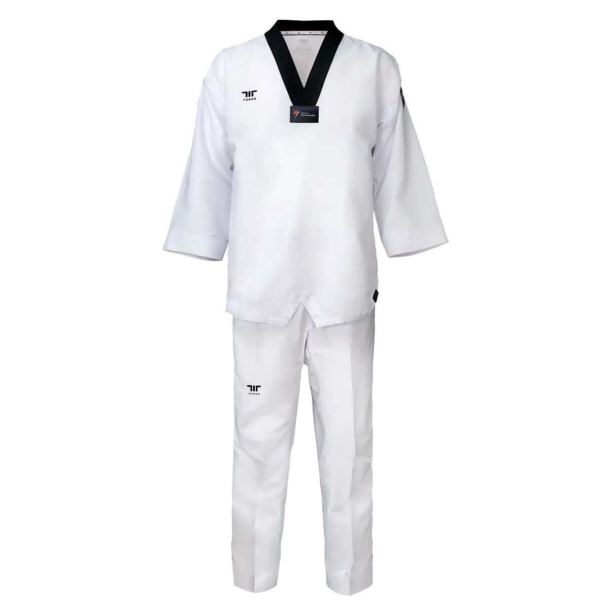 Premium Sparring Uniform Black V-neck