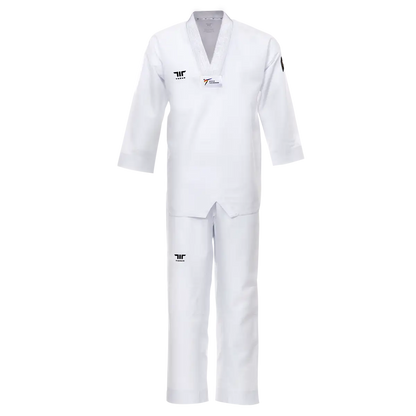 Premium Sparring Uniform White V-neck