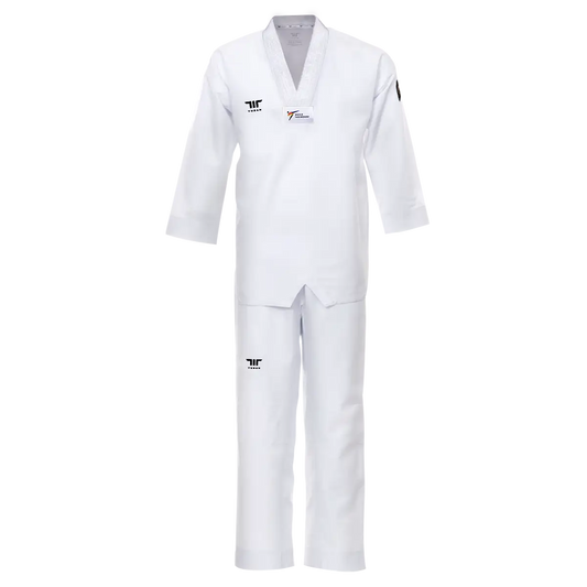 Premium Sparring Uniform White V-neck